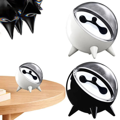 led ferrofluid music rhythm speaker lamp
