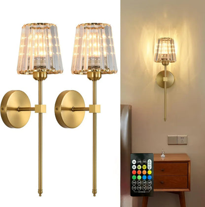 مصباح حائط LED RGB قابل لإعادة الشحن، ضوء USB حديث لغرفة النوم