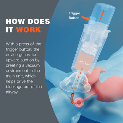 lightweight automatic choking rescue device
