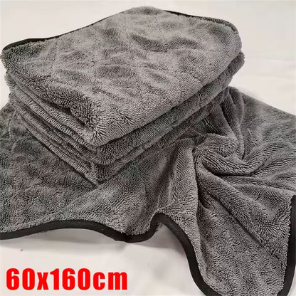 Microfiber Car Drying Towel 1200GSM Ultra Absorbent Twist Professional Streak Free Scratch Free
