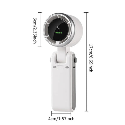 Mini Ventilatore Turbo Portatile per Raffreddamento Personale Facile da Trasportare e Usare