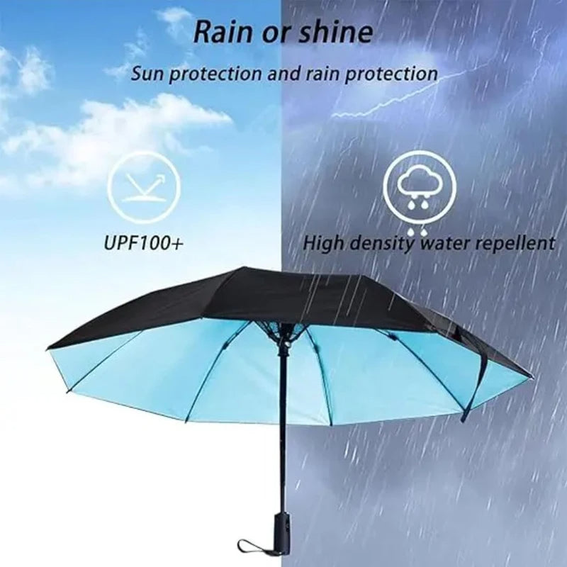 Mini Ombrello Portatile con Ventola Rinfrescante e Nebbia
