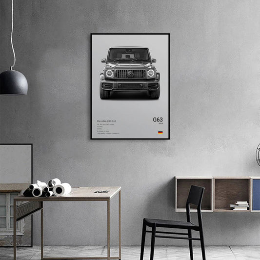 modern car wall art canvas
