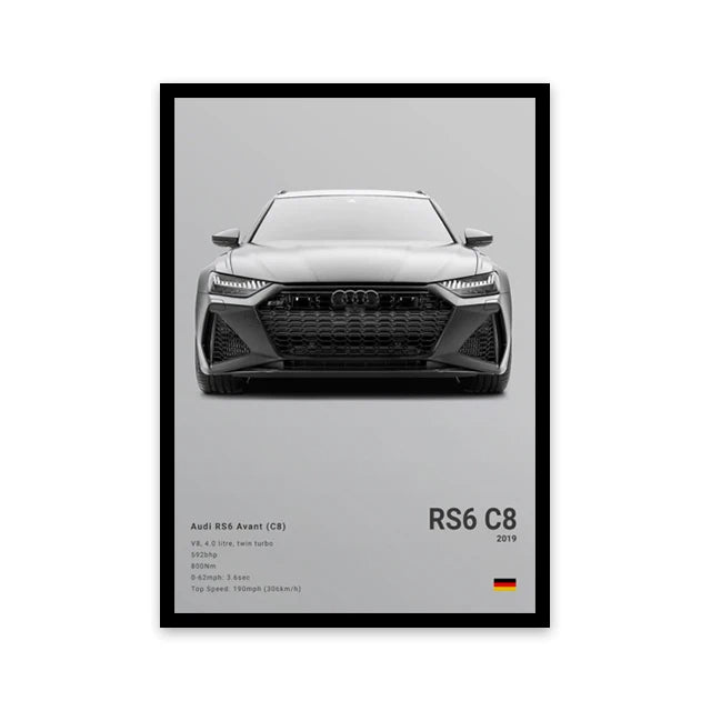 office decor car wall art canvas
