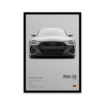 office decor car wall art canvas
