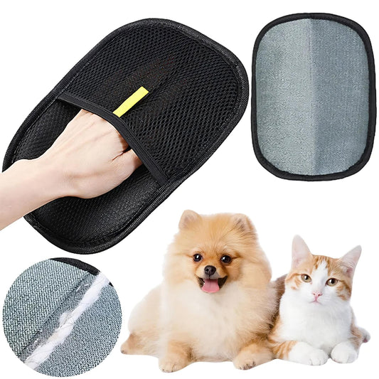 Pet Hair Removal Glove For Dogs And Cats Efficient Grooming Tool
