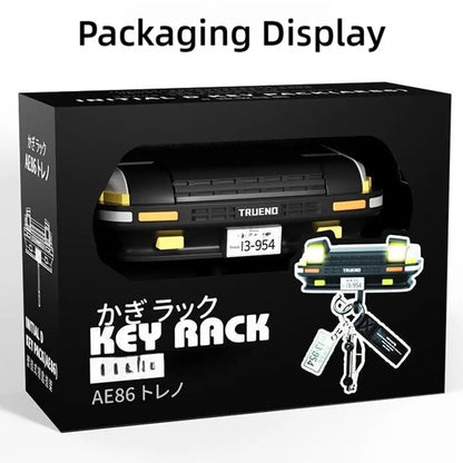 Pop Up Headlight Key Holder Toyota AE86 Trueno JDM Wall Mount Rack
