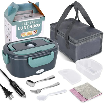 Portable Electric Lunch Box With Stainless Steel Container 1.5L PTC Heater
