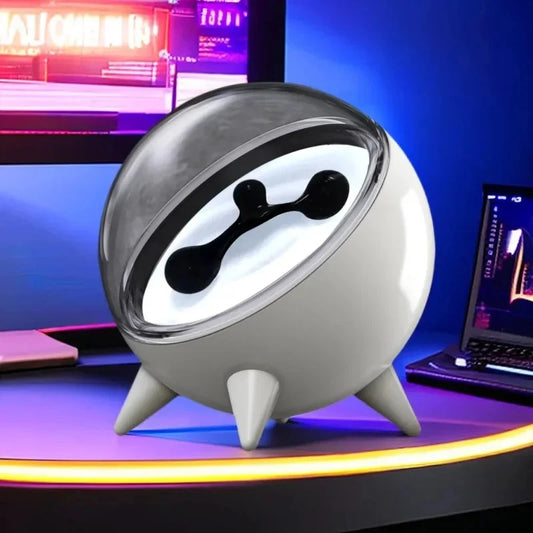 portable ferrofluid music rhythm speaker lamp
