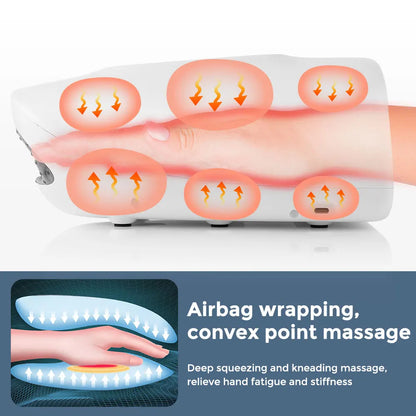 Portable Wireless Hand Massager For Stress Relief And Therapy
