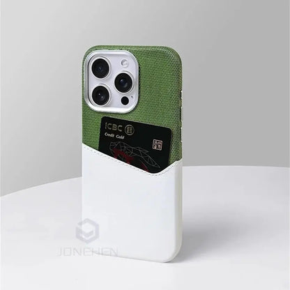 Premium Leather Card Holder Wallet For iPhone MagSafe Compatible Strong Magnetic Attachment
