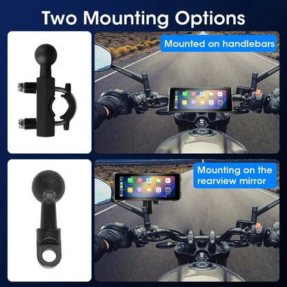 Premium Motorcycle GPS 7 Inch Touchscreen Navigation System IP67 Waterproof







