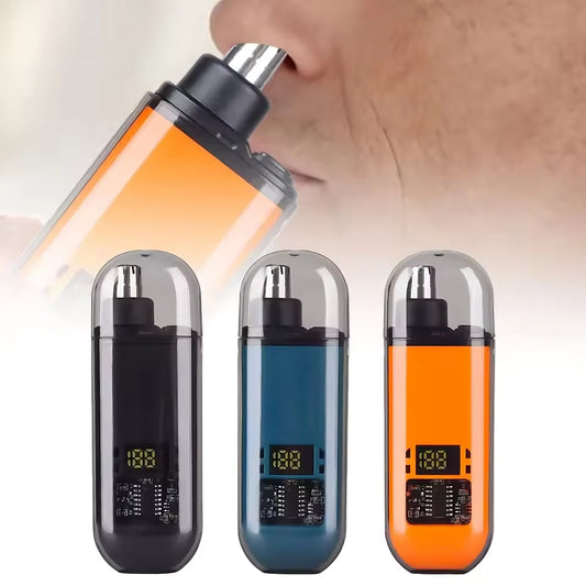 Professional USB Rechargeable Nose Hair Trimmer Electric Ear Eyebrow Groomer
