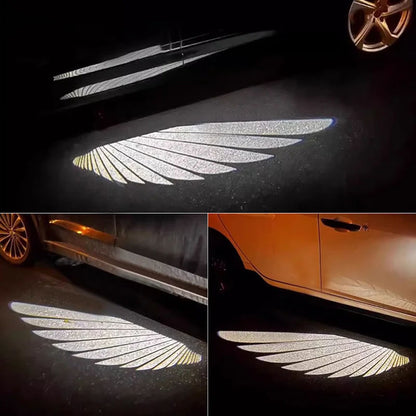 rear car angle wings led

