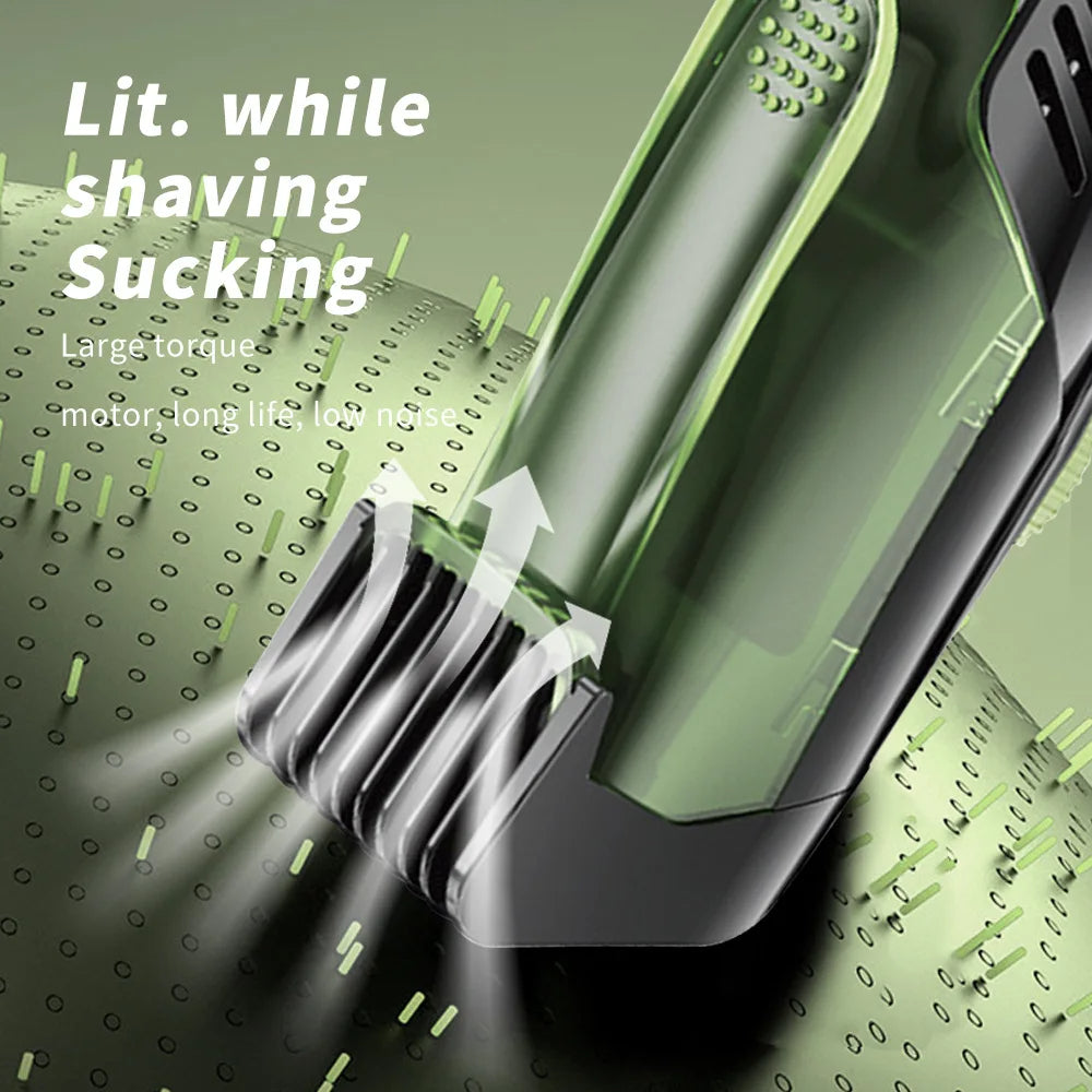 rechargeable vacuum beard trimmer

