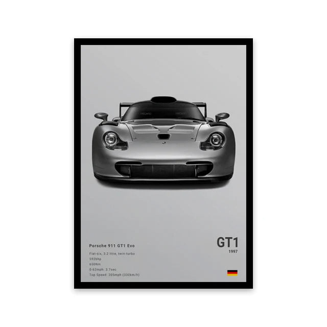 retro car wall art canvas
