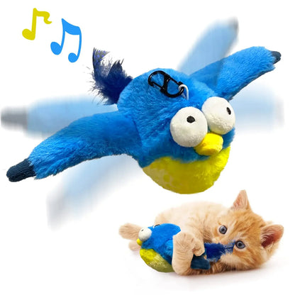safe interactive bird cat toy
