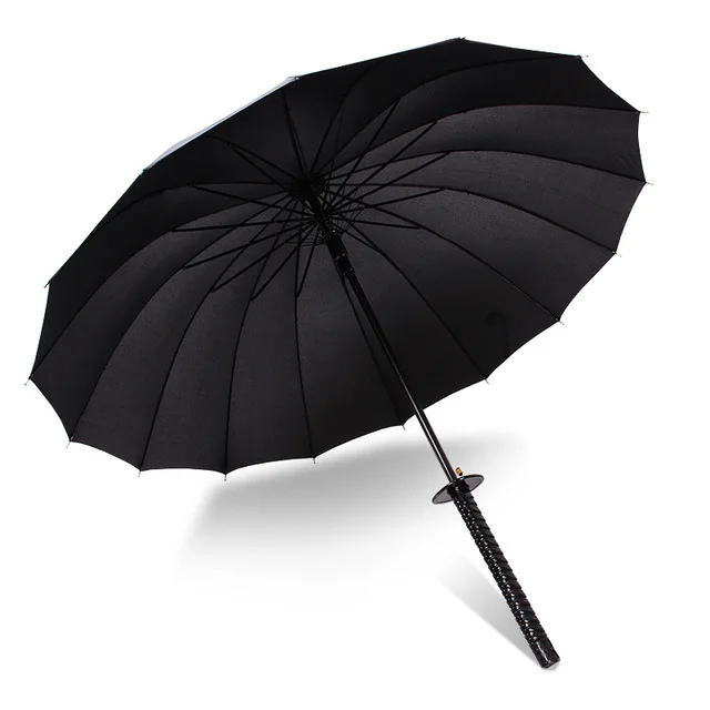 Samurai Umbrella Premium Windproof Design With Cushioned Sword Handle
