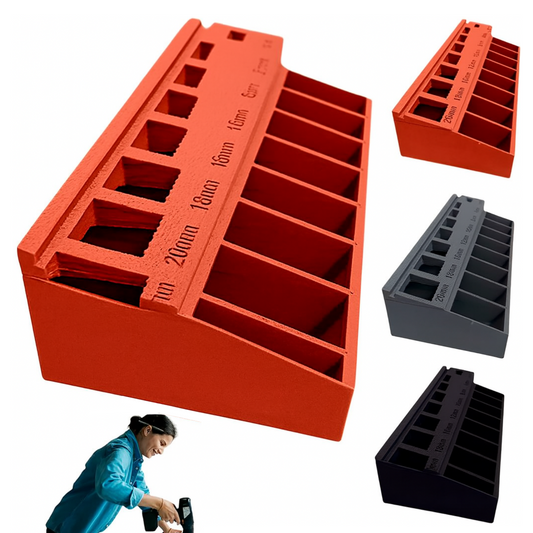 Screw And Bolt Length Sorter Organizer Tool Premium Storage Box
