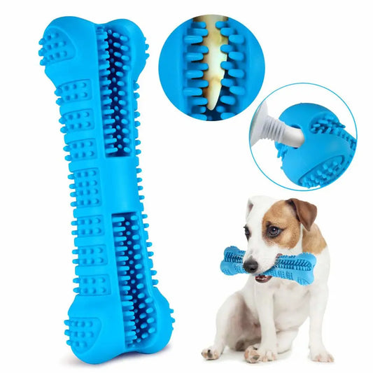 Soft Rubber Dog Toothbrush For Puppies And Adults Gentle Brushing
