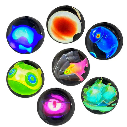 Sound Playback 3D Digital Crystal Ball Customizable Video Display Sphere
