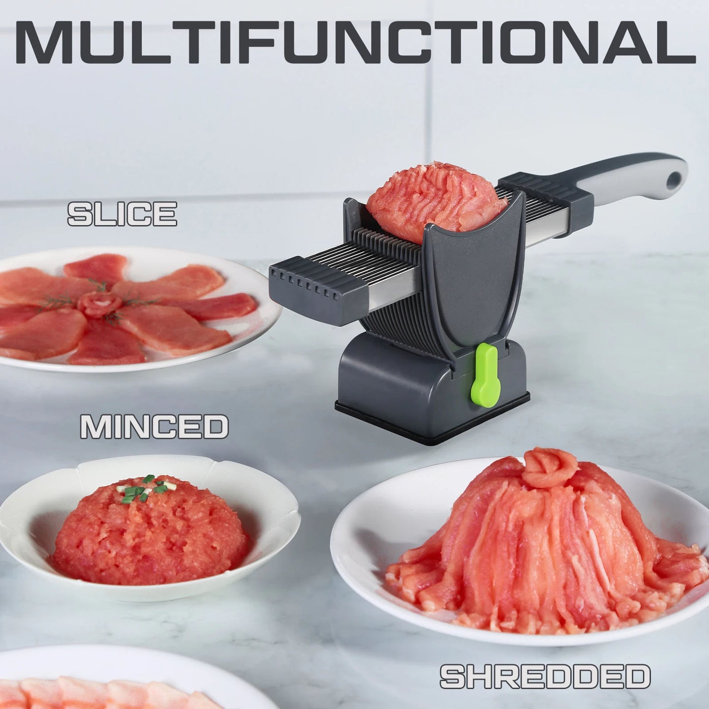 stainless steel fresh meat slicer
