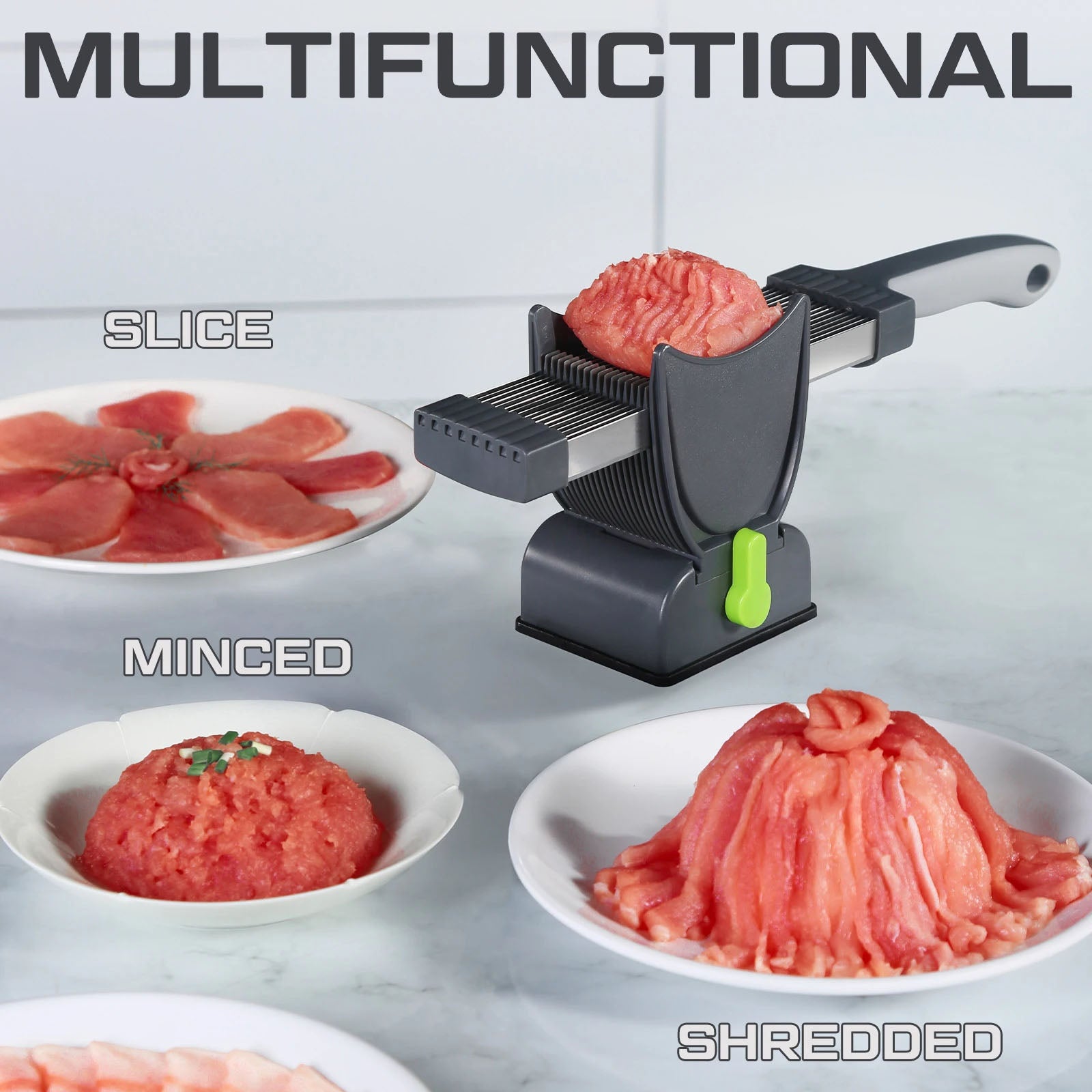 stainless steel fresh meat slicer
