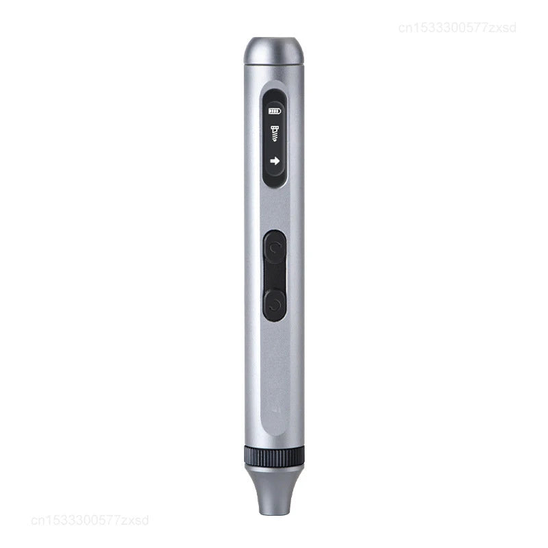 alt: Professional Electric Precision Screwdriver Set High Torque Magnetic Motor 48 S2 Steel Bits and LED Light
