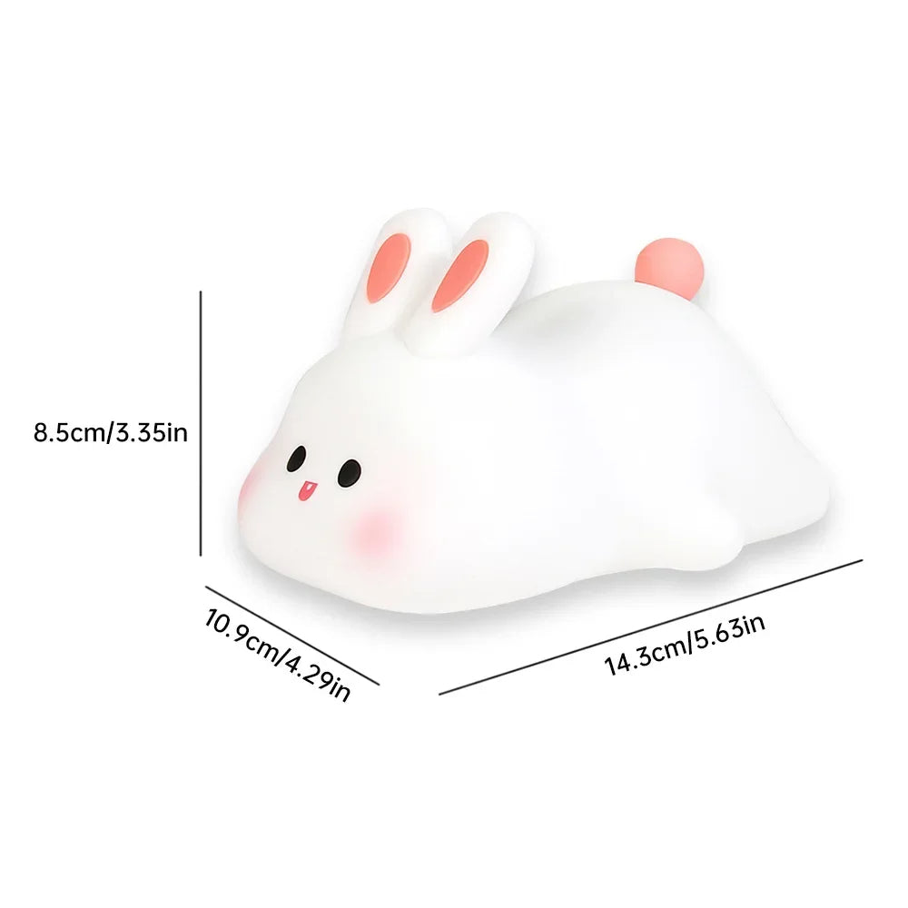 touch control rabbit night light
