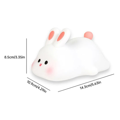 touch control rabbit night light
