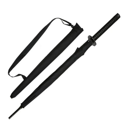 Traditional Japanese Design Samurai Sword Umbrella With Cushioned Grip
