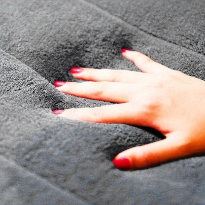 Ultra Absorbent Bath Mat Memory Foam Soft Coral Velvet With Non Slip Base

