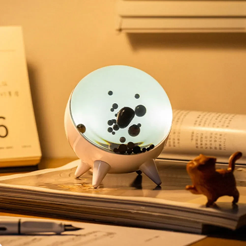 usb ferrofluid music rhythm speaker lamp
