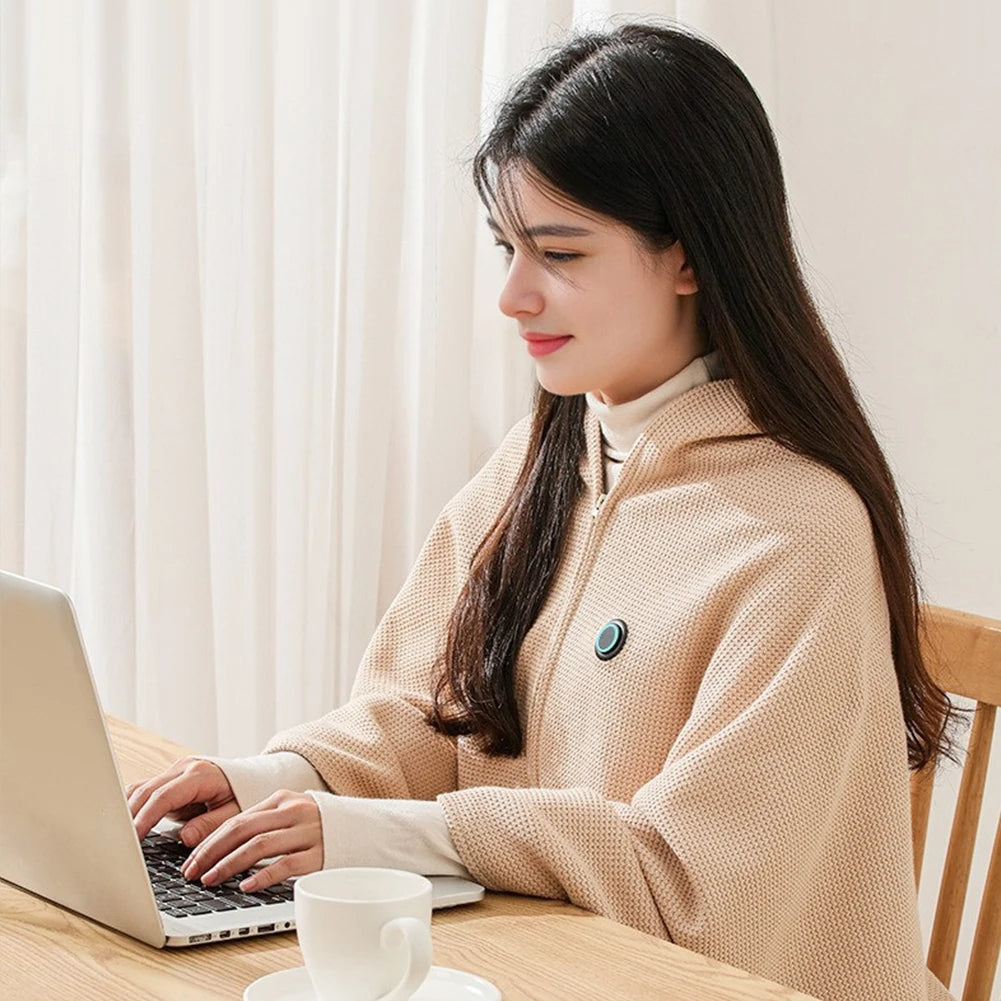 usb powered wearable electric heating blanket
