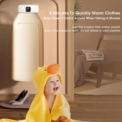UV Sterilization Electric Clothes Dryer Portable Foldable Appliance
