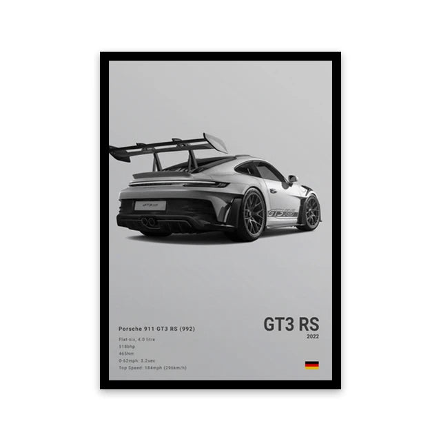 vintage car wall art canvas

